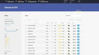 PCPartPicker screenshot