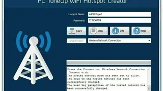 PCTuneUp WiFi Hotspot Creator screenshot