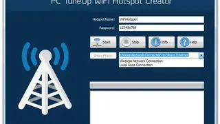 PCTuneUp WiFi Hotspot Creator screenshot