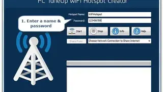 PCTuneUp WiFi Hotspot Creator screenshot