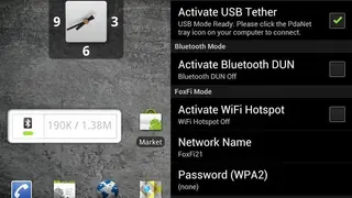 PdaNet screenshot
