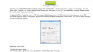 PDF Cutter screenshot