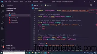PDF-LIB screenshot