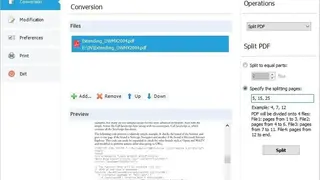 PDF Separator screenshot