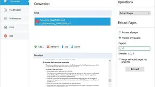PDF Separator screenshot