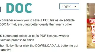 PDF2DOC screenshot