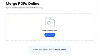 PDFChef Merge PDF screenshot