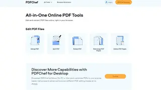 PDFChef Merge PDF screenshot