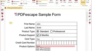 PDFescape screenshot