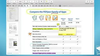 PdfPen PDF Editing screenshot
