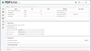 PDFsam Basic screenshot