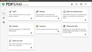 PDFsam Basic screenshot