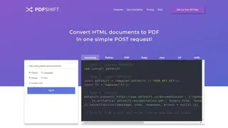 PDFShift screenshot