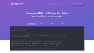 PDFShift screenshot