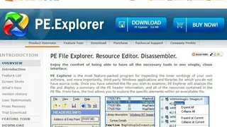 PE Explorer screenshot