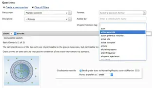 Pearson Learning Catalytics screenshot