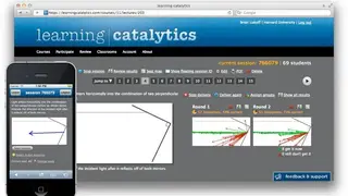 Pearson Learning Catalytics screenshot