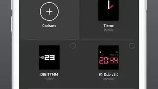 Pebble screenshot