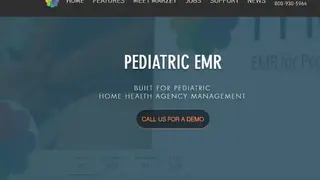 Pediatric EMR screenshot