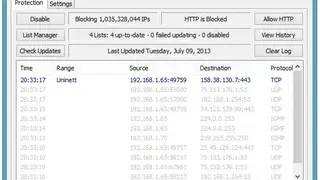 PeerBlock screenshot