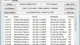 PeerBlock screenshot