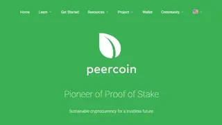 Peercoin screenshot