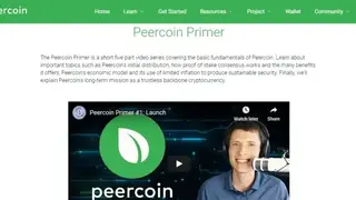 Peercoin screenshot