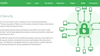 Peercoin screenshot