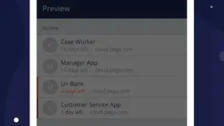 Pega Customer Service screenshot