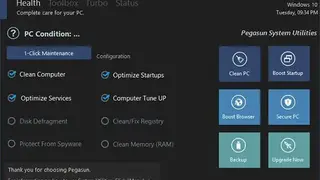 Pegasun System Utilities screenshot