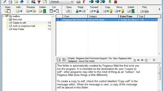 Pegasus Mail screenshot