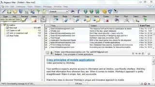 Pegasus Mail screenshot