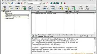 Pegasus Mail screenshot