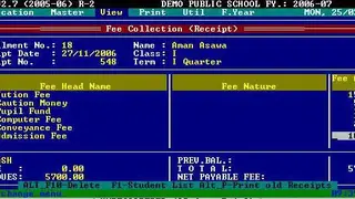 Pelagian School Accounting screenshot