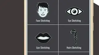 Pencil Sketch tutorials & Learn Face drawing screenshot