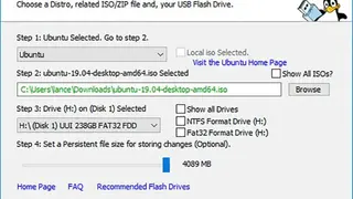 Pendrivelinux screenshot