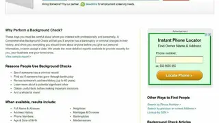 PeopleFinders screenshot