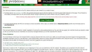 PeoplesProblems Chat room screenshot