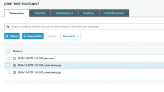 Percona Backup for MongoDB screenshot