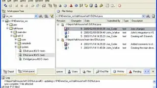Perforce screenshot