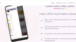 Peri CRM screenshot