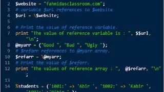 Perl screenshot