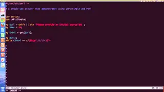 Perl screenshot