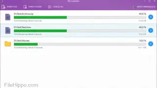 Permadelete screenshot