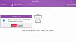 Permadelete screenshot