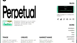 Perpetual Protocol screenshot