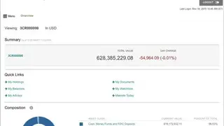 Pershing Financial Services screenshot