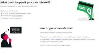 Personal Data Leak Checker screenshot