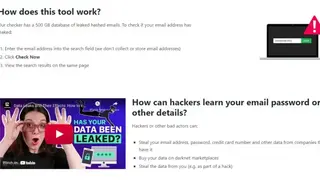 Personal Data Leak Checker screenshot