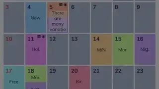 Personal Work Shift Schedule & Calendar screenshot